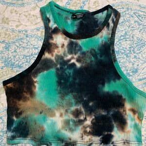 SHEIN tie dye crop tank.